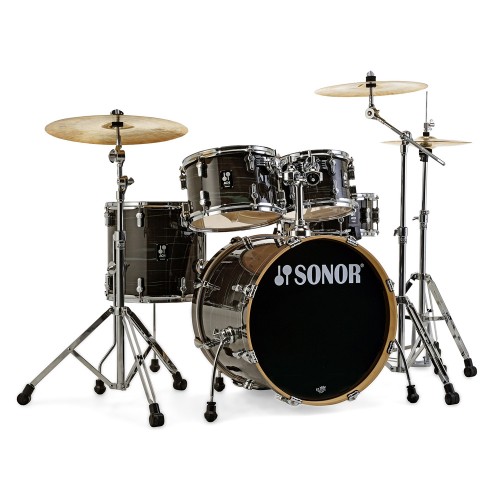 AQ1-Wood Grain Drum Kit - BK