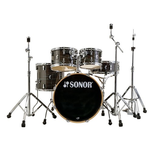 AQ1-Wood Grain Drum Kit - BK