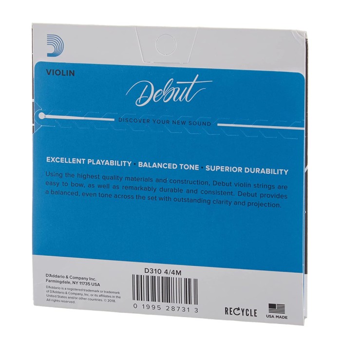 D'Addario DEBUT Violin String