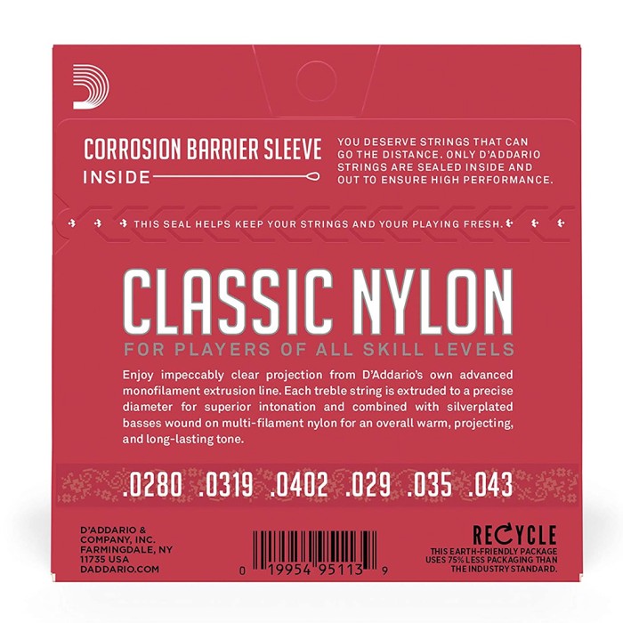 D'Addario EJ27H Classic Guitar String