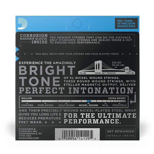 D'Addario EXL120 Electric Guitar String